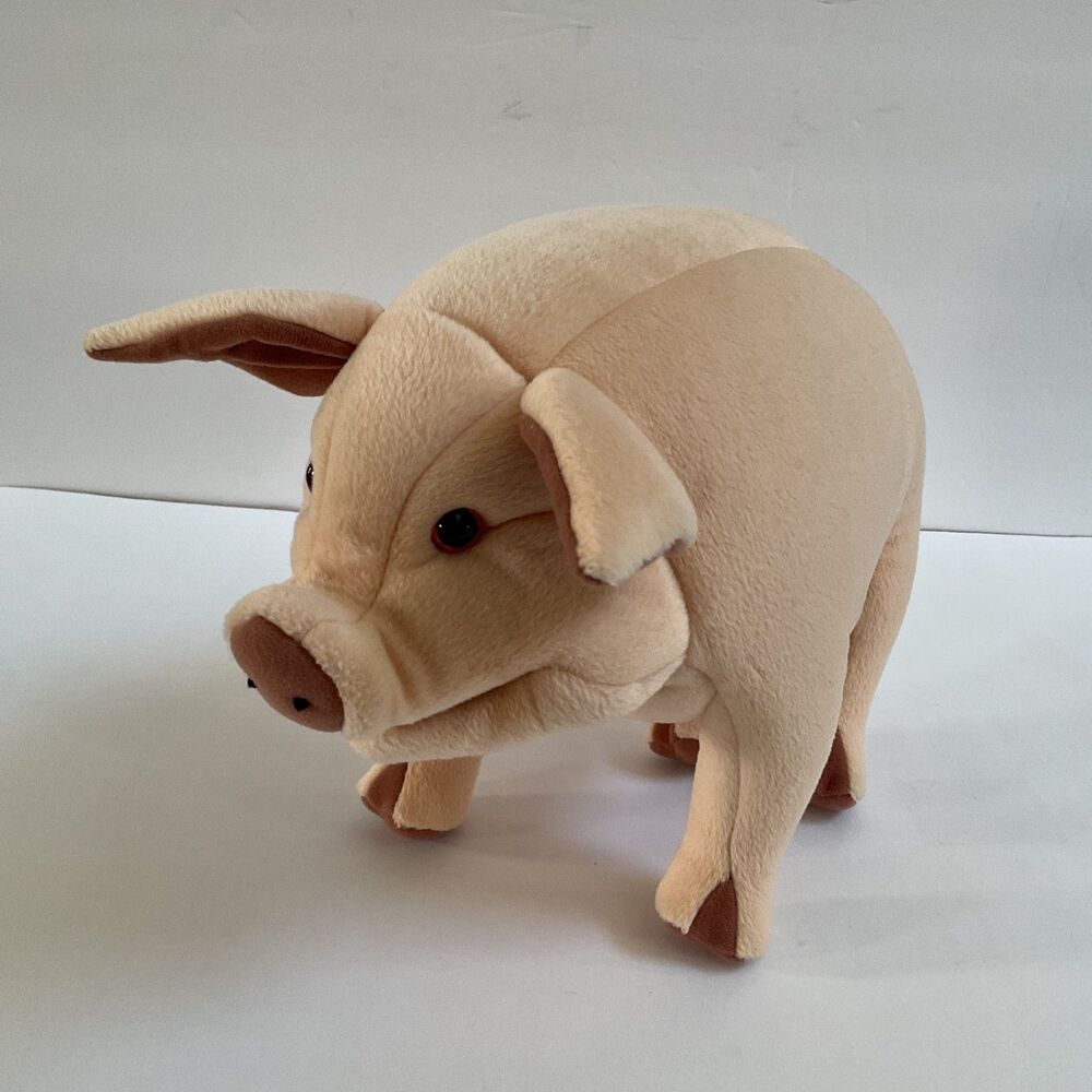 Folkmanis Pig Hand Puppet Plush Farm Animal Full Body Folktales Storytime